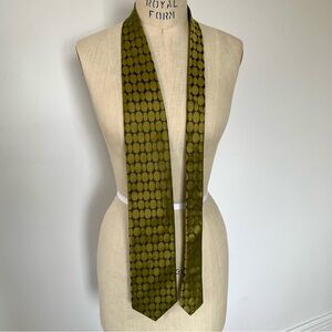 Ted Baker Silk Tie Avocado Ovals